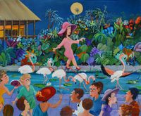 Francia - Alain Donnat - Flamingo fashion