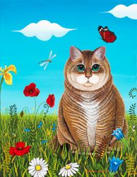 Francia - Catherine Musnier - Gato campestre